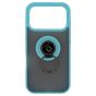 Brilliance LUX iPhone 17 Pro Hybrid Shell Anti-shock Ring Kickstand TPU Matte Case Blue
