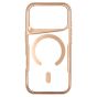 Brilliance LUX iPhone 17 Pro Chrome-Plated Magnetic Clear TPU + Acrylic Phone Case Gold Titanium
