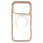 Brilliance LUX iPhone 17 Pro Chrome-Plated Magnetic Clear TPU + Acrylic Phone Case Gold Titanium