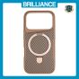 Brilliance LUX iPhone 17 Pro TPU+PC Magnetic Airbag Anti-fall Phone Case Gold