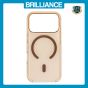 Brilliance LUX iPhone 17 Pro High-Clarity Transparent Clear PC Magnetic Phone Case Gold