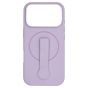 Brilliance LUX iPhone 17 Pro Silicone with BackSide 360° Rotating Wrist Strap Magnetic Phone Case Purple