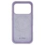 Brilliance LUX iPhone 17 Pro Silicone with BackSide 360° Rotating Wrist Strap Magnetic Phone Case Purple