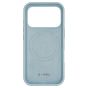 Brilliance LUX iPhone 17 Pro Silicone with BackSide 360° Rotating Wrist Strap Magnetic Phone Case Sky Blue
