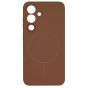 Brilliance LUX iPhone 17 Pro Magnetic Solid Silicone with Open-Area Camera Cutout Phone Case Brown