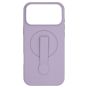 Brilliance LUX iPhone 17 Pro Max Silicone with BackSide 360Â° Rotating Wrist Strap Magnetic Phone Case Purple