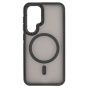 Brilliance LUX Samsung S25 Silicone-Feel Magnetic Hybrid TPU + PC Phone Case Black