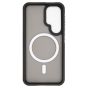 Brilliance LUX Samsung S25 Silicone-Feel Magnetic Hybrid TPU + PC Phone Case Desert Titanium