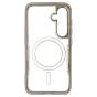 Brilliance LUX Samsung S25 Chrome-Plated Magnetic Clear TPU + Acrylic Phone Case Gray Titanium