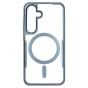 Brilliance LUX Samsung S25 Chrome-Plated Magnetic Clear TPU + Acrylic Phone Case Blue Titanium