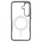 Brilliance LUX Samsung S25 Chrome-Plated Magnetic Clear TPU + Acrylic Phone Case Blue Titanium