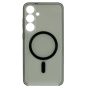 Brilliance LUX Samsung S25 High-Clarity Transparent Clear PC Magnetic Phone Case Black