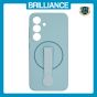 Brilliance LUX Samsung S25 Silicone with BackSide 360° Rotating Wrist Strap Magnetic Phone Case Sky Blue