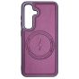 Brilliance LUX Samsung S25 Matte Magnetic TPU+PC+PU leather Phone Case Purple