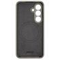 Brilliance LUX Samsung S25 Magnetic Solid Silicone with Open-Area Camera Cutout Phone Case Gray Titanium