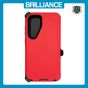 Brilliance HEAVY DUTY Samsung S25 (Pro Series) Case Red Black