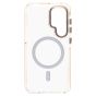 Brilliance LUX Samsung S25 Plus Clear Magnetic Hybrid TPU + Acrylic Phone Case Brown
