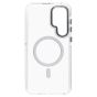 Brilliance LUX Samsung S25 Plus Clear Magnetic Hybrid TPU + Acrylic Phone Case Gray