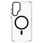 Brilliance LUX Samsung S25 Plus Clear Magnetic Hybrid TPU + Acrylic Phone Case Black