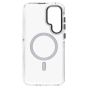 Brilliance LUX Samsung S25 Plus Clear Magnetic Hybrid TPU + Acrylic Phone Case Black