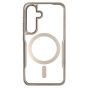 Brilliance LUX Samsung S25 Plus Chrome-Plated Magnetic Clear TPU + Acrylic Phone Case Gray Titanium