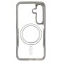 Brilliance LUX Samsung S25 Plus Chrome-Plated Magnetic Clear TPU + Acrylic Phone Case Silver Titanium