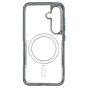 Brilliance LUX Samsung S25 Plus Chrome-Plated Magnetic Clear TPU + Acrylic Phone Case Blue Titanium