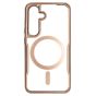 Brilliance LUX Samsung S25 Plus Chrome-Plated Magnetic Clear TPU + Acrylic Phone Case Gold Titanium