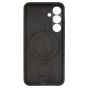 Brilliance LUX Samsung S25 Plus Silicone with BackSide 360Ã‚Â° Rotating Wrist Strap Magnetic Phone Case Black