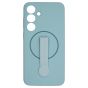 Brilliance LUX Samsung S25 Plus Silicone with BackSide 360° Rotating Wrist Strap Magnetic Phone Case Sky Blue