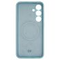 Brilliance LUX Samsung S25 Plus Silicone with BackSide 360° Rotating Wrist Strap Magnetic Phone Case Sky Blue
