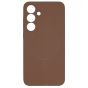 Brilliance LUX Samsung S25 Plus Magnetic Solid Silicone with Open-Area Camera Cutout Phone Case Brown