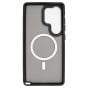 Brilliance LUX Samsung S25 Ultra Silicone-Feel Magnetic Hybrid TPU + PC Phone Case Black