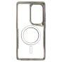 Brilliance LUX Samsung S25 Ultra Chrome-Plated Magnetic Clear TPU + Acrylic Phone Case Gray Titanium