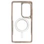 Brilliance LUX Samsung S25 Ultra Chrome-Plated Magnetic Clear TPU + Acrylic Phone Case Gold Titanium