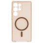 Brilliance LUX Samsung S25 Ultra High-Clarity Transparent Clear PC Magnetic Phone Case Gold