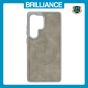 Brilliance LUX Samsung S25 Ultra Matte Magnetic TPU+PC+PU leather Phone Case Gray