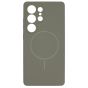 Brilliance LUX Samsung S25 Ultra Magnetic Solid Silicone with Open-Area Camera Cutout Phone Case Gray Titanium