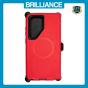 Brilliance HEAVY DUTY Samsung S25 Ultra (Pro Series) + Magnetic Case Red + Black