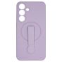Brilliance LUX Samsung S25 FE Silicone with BackSide 360° Rotating Wrist Strap Magnetic Phone Case Purple