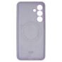 Brilliance LUX Samsung S25 FE Silicone with BackSide 360° Rotating Wrist Strap Magnetic Phone Case Purple