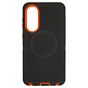 Brilliance HEAVY DUTY Samsung S25 FE (Pro Series) + Magnetic Case Black + Orange