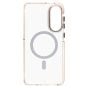 Brilliance LUX Samsung S25 Edge Clear Magnetic Hybrid TPU + Acrylic Phone Case Brown
