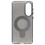 Brilliance LUX Samsung S25 Edge Glitter Sparkle Magnetic Clear TPU + Acrylic with Kickstand Phone Case Black