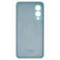 Brilliance LUX Samsung S25 Edge Silicone with BackSide 360Ã‚Â° Rotating Wrist Strap Magnetic Phone Case Sky Blue
