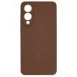 Brilliance LUX Samsung S25 Edge Magnetic Solid Silicone with Open-Area Camera Cutout Phone Case Brown