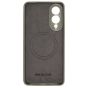 Brilliance LUX Samsung S25 Edge Magnetic Solid Silicone with Open-Area Camera Cutout Phone Case Gray Titanium