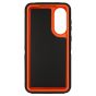 Brilliance HEAVY DUTY Samsung S25 Edge (Pro Series) + Magnetic Case Black + Orange