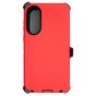 Brilliance HEAVY DUTY Samsung S25 Edge (Pro Series) Case Red Black