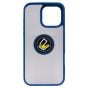 Brilliance LUX iPhone 16 Pro Max Hybrid Shell Anti-shock Ring Kickstand TPU Matte Case Royal Blue
